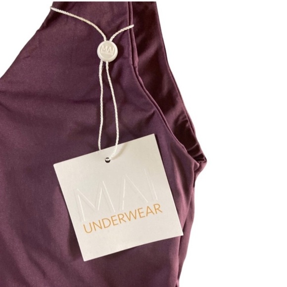 Mai Deluxe Bonita Bodysuit Swimsuit in Purple Rain NWT - Picture 5 of 12